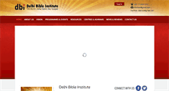 Desktop Screenshot of delhibible.org